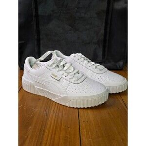 PUMA Classic Shoes Cali Athletic Shoes White Gold Size 9 Womens New